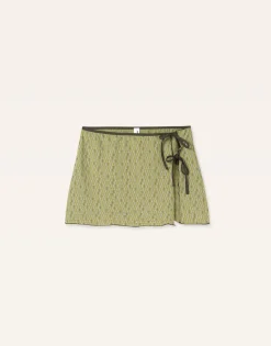 Falda Pareo Print Tejido