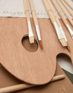 Paleta Con 12 Pinceles